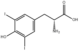 3,5-DIIODO-D-TYROSINE HYDROCHLORIDE 구조식 이미지