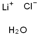 Lithium chloride monohydrate 구조식 이미지