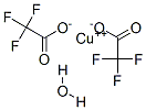 COPPER(II) TRIFLUOROACETATE HYDRATE Structure