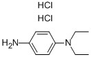 N,N-DIETHYL-1,4-PHENYLENEDIAMINE DIHYDROCHLORIDE 구조식 이미지
