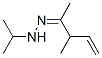 3-Methyl-4-penten-2-one isopropyl hydrazone Structure