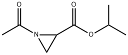 2-Aziridinecarboxylic acid, 1-acetyl-, 1-methylethyl ester (9CI) Structure