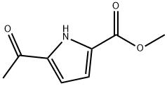 1H-Pyrrole-2-carboxylic acid, 5-acetyl-, methyl ester (9CI) Structure
