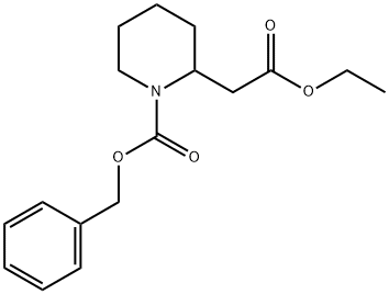 Ethyl N-Cbz-2-piperidineacetate Structure