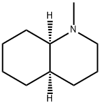 시스-데카하이드로-1-메틸퀴놀린 구조식 이미지