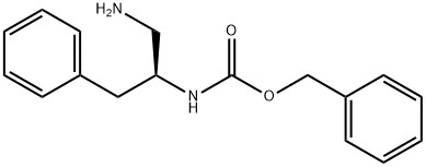 [(1S)-1-(아미노메틸)-2-페닐에틸]-카르밤산페닐메틸에스테르 구조식 이미지