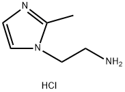 1H-IMidazole-1-ethanaMine, 2-Methyl-, hydrochloride Structure