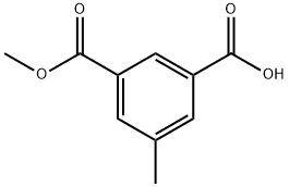 3-METHOXYCARBONYL-5-METHYLBENZOIC ACID Structure