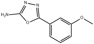5-(3-METHOXYPHENYL)-1,3,4-OXADIAZOL-2-AMINE Structure