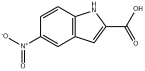 5-Nitroindole-2-carboxylic acid Structure