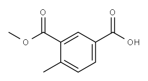 METHYL-2-METHYL-5-CARBOXYLICBENZOIC ACID Structure