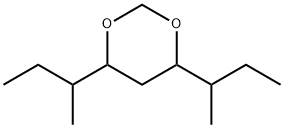 m-Dioxane, 4,6-di-sec-butyl- Structure