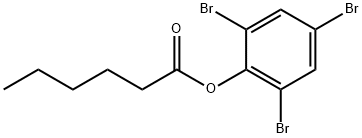 2,4,6-TRIBROMOPHENYL N-HEXANOATE 구조식 이미지