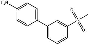 3'-(METHYLSULFONYL)-1,1'-BIPHENYL-4-AMINE Structure