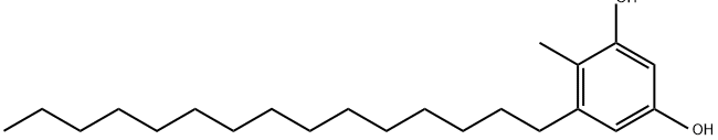 4-methyl-5-pentadecylresorcinol Structure