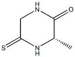 Piperazinone, 3-methyl-5-thioxo-, (S)- (9CI) Structure