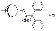 1alphaH,5alphaH-Tropan-3alpha-ol benzilate (ester) hydrochloride Structure