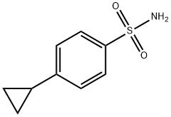 Benzenesulfonamide, 4-cyclopropyl- (9CI) Structure