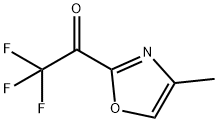 Ethanone, 2,2,2-trifluoro-1-(4-methyl-2-oxazolyl)- (9CI) 구조식 이미지