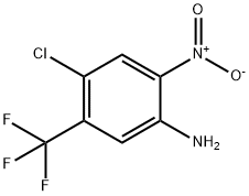 5-AMINO-2-CHLORO-4-NITROBENZOTRIFLUORIDE 구조식 이미지