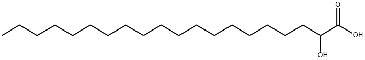 2-HYDROXYEICOSANOIC ACID 구조식 이미지