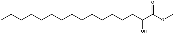 METHYL 2-HYDROXYHEXADECANOATE 구조식 이미지