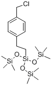 chloromethylphenethyltris(trimethylsiloxy)silane,mixed m-,p- ,a-,b-isomers 구조식 이미지