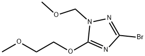 3-bromo-5-(2-methoxyethoxy)-1-(methoxymethyl)-1H-1,2,4-triazole 구조식 이미지