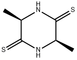 2,5-Piperazinedithione,3,6-dimethyl-,(3R-cis)-(9CI) Structure