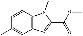 methyl 1,5-dimethyl-1H-indole-2-carboxylate Structure