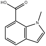 1-METHYL-1H-INDOLE-7-CARBOXYLIC ACID Structure