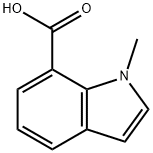 1-METHYL-1H-INDOLE-7-CARBOXYLIC ACID 구조식 이미지