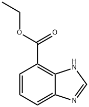 1H-Benzimidazole-4-carboxylicacid,ethylester(9CI) Structure