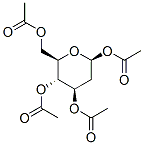 D-Arabino-hexopyranose,2-데옥시-,테트라아세테이트,알파- 구조식 이미지