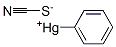 Phenylmercuric thiocyanate Structure