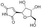 3-BETA-D-RIBOFURANOSYLPYRROLE-2,5-DIONE Structure