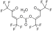 VANADIUM IV OXIDE BIS(HEXAFLUOROPENTANEDIONATE), MONOHYDRATE Structure