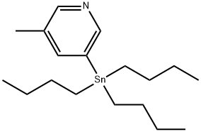 3-Methyl-5-(tributylstannyl)pyridine Structure
