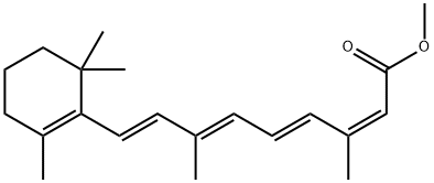 methyl (2Z,4E,6Z,8Z)-3,7-dimethyl-9-(2,6,6-trimethyl-1-cyclohexenyl)no na-2,4,6,8-tetraenoate 구조식 이미지