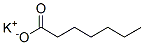potassium heptanoate Structure