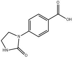 4-(2-옥소이미다졸리딘-1-일)벤조산 구조식 이미지