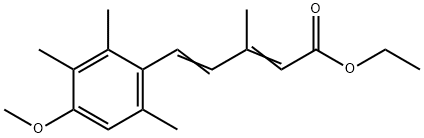 Ethyl-5-(4-methoxy-2,3,6-trimethylphenyl)-3-methyl-2,4-pentadienoate Structure