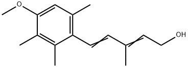 5-(4-Methoxy-2,3,6-trimethylphenyl)-3-methyl-2,4-pentadien-1-ol 구조식 이미지