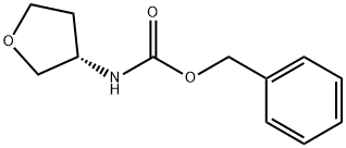 3-(S)-N-CBZ-TETRAHYDROFURAN-3-YL-AMINE Structure