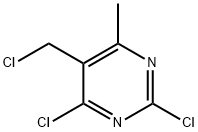 2,4-디클로로-5-(클로로메틸)-6-메틸피리미딘 구조식 이미지