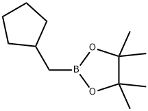 2-(cyclopentylMethyl)-4,4,5,5-tetraMethyl-1,3,2-dioxaborolane Structure