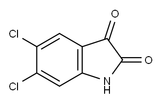 5,6-dichloro-1H-indole-2,3-dione Structure
