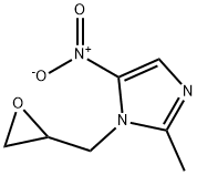 1-(2,3-EPOXYPROPYL)-2-METHYL-5-NITROIMIDAZOLE Structure
