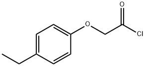 (4-ethylphenoxy)acetyl chloride Structure