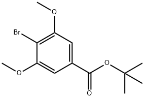 tert-부틸4-브로모-3,5-디메톡시벤조에이트 구조식 이미지